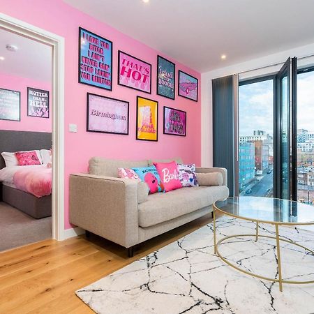 Maevela Apartments ☆ Pink Luxury Apartment With Balcony - Birmingham City Centre - 5 Min Walk From Bullring, Cube, Mailbox, New Street Station - Free Netflix & Wifi エクステリア 写真
