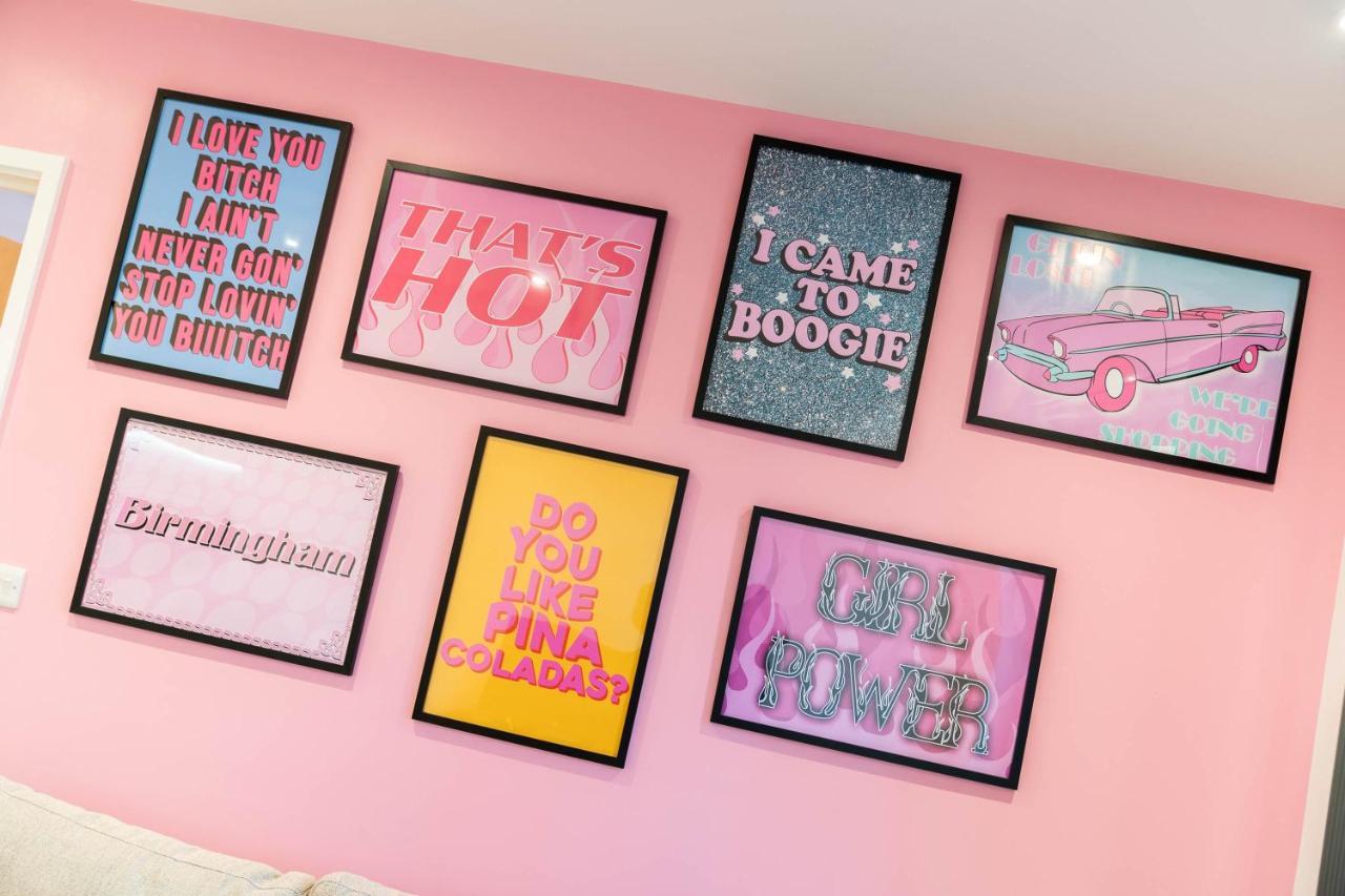 Maevela Apartments ☆ Pink Luxury Apartment With Balcony - Birmingham City Centre - 5 Min Walk From Bullring, Cube, Mailbox, New Street Station - Free Netflix & Wifi エクステリア 写真