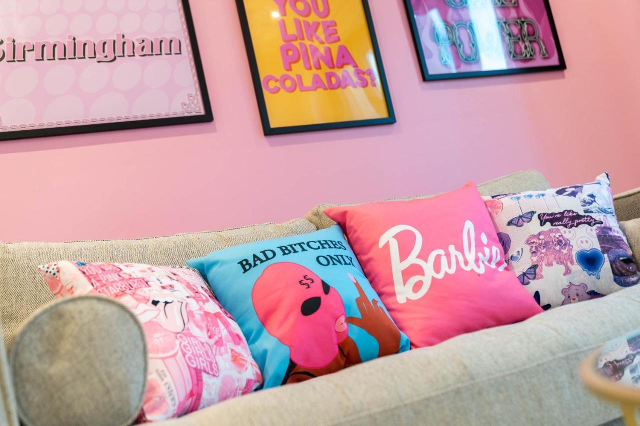 Maevela Apartments ☆ Pink Luxury Apartment With Balcony - Birmingham City Centre - 5 Min Walk From Bullring, Cube, Mailbox, New Street Station - Free Netflix & Wifi エクステリア 写真
